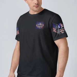 AMERICA SKULL G ALL OVER PRINT T SHIRT