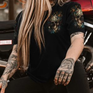 AND INTO THE FOREST I GO SKULL ALL OVER PRINT T SHIRT (1)
