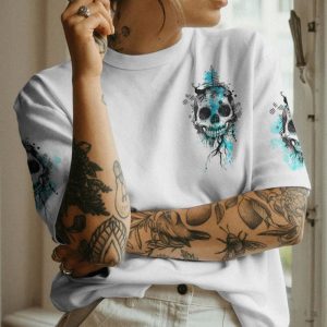 AND INTO THE FOREST I GO SKULL ALL OVER PRINT T SHIRT (3)