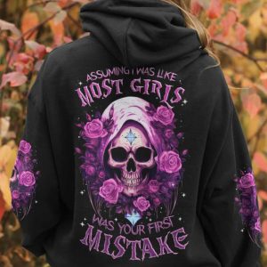 ASSUMING I WAS LIKE MOST GIRLS ALL OVER PRINT HOODIE