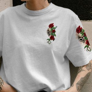 ASSUMING I WAS LIKE MOST GIRLS ROSE SKULL G WHITE ALL OVER PRINT T SHIRT (1)