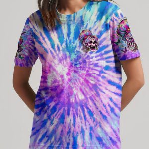 ASSUMING I WAS LIKE MOST GIRLS SKULL MESSY BUN ALL OVER PRINT 1