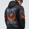 AT LEAST I'M NOT YOU FIRE SKULL WINGS ALL OVER PRINT HOODIE