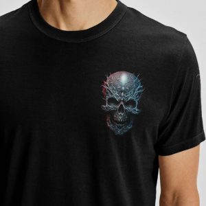 ATTITUDE PROBLEM MAD SKULL ALL OVER PRINT T SHIRT