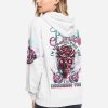 B I'M NOT INSULTING YOU ROSE SKULL ALL OVER PRINT HOODIE