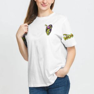 BEWARE OF MOMBIE MESSY BUN ALL OVER PRINT T SHIRT (1)