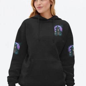 BRING BEER WITCH SKULL ALL OVER PRINT HOODIE