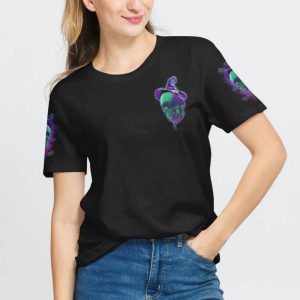 BUCKLE UP BUTTERCUP SKULL WITCH ALL OVER PRINT T SHIRT (1)