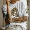 BUT DID YOU DIE MOM LIFE LEOPARD SKULL ALL OVER PRINT T SHIRT