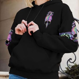  BUT DID YOU DIE MOM LIFE MESSY BUN ALL OVER PRINT HOODIE (1)