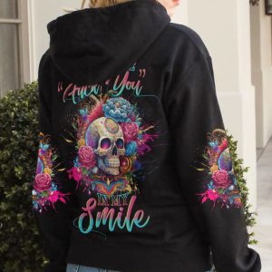 CAN YOU SEE THE F YOU IN MY SMILE ALL OVER PRINT HOODIE