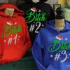 Chritmas Hoodie B*tch 1 2 3 Matching Hoodie   Friend Gift