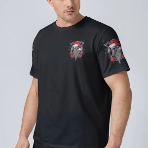 DECK THE HALLS VIKINGS SKULL ALL OVER PRINT T SHIRT (1)