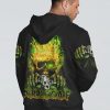 DILLIGAF FIRE SKULL G ALL OVER PRINT HOODIE