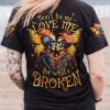 DON'T FIX ME SKULL ALL OVER PRINT T SHIRT