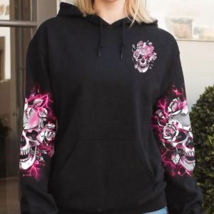 DON'T MESS WITH ME FLOWER SKULL ALL OVER PRINT HOODIE (1)