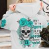 DON'T TRY TO FIGURE ME OUT MANDALA ROSE SKULL ALL OVER PRINT HOODIE
