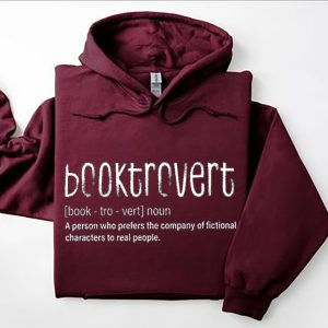 Funny Hoodie Booktrovert Definition Funny Gift