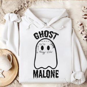 Funny Hoodie Ghost Malone   Funny Gift For Halloween