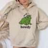 Funny Hoodie Howdy Frog   Funny Gift