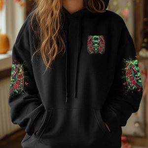 I AM AN ANGEL WITH BLACK WINGS MESSY BUN WINGS ALL OVER PRINT 1