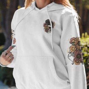 IF YOU THINK YOU WANNA SKULL ALL OVER PRINT HOODIE