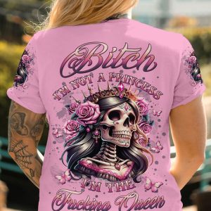 I'M THE F QUEEN SKULL ALL OVER PRINT