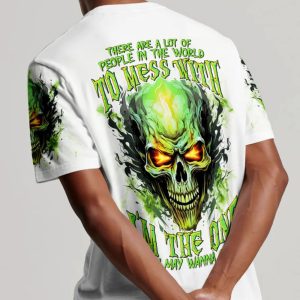I'M THE ONE YOU MAY WANNA SKIP MAD SKULL ALL OVER PRINT T SHIRT