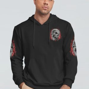 IN INK WE TRUST SKULL ALL OVER PRINT HOODIE