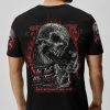 IN INK WE TRUST SKULL ALL OVER PRINT T SHIRT