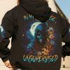 IN MY DEFENSE I WAS LEFT UNSUPERVISED REAPER MOON ALL OVER PRINT HOODIE