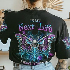   KARMA FAIRY SKULL ALL OVER PRINT T SHIRT