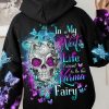 KARMA FAIRY SKULL FLOWER ALL OVER PRINT HOODIE