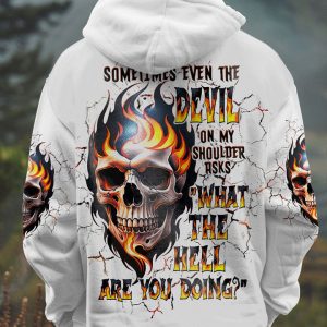 SOMETIMES EVEN THE DEVIL ALL OVER PRINT