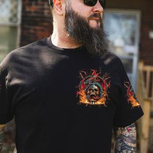 THAT WHICH DOES NOT KILL ME SHOULD RUN SKULL DRAGON ALL OVER PRINT 1