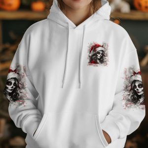 THE JOLLIEST B ON THE NAUGHTY LIST ALL OVER PRINT 1