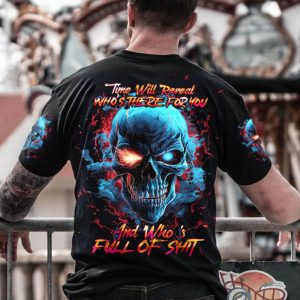 TIME WILL REVEAL ALL OVER PRINT T SHIRT