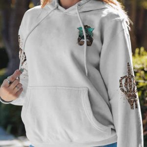 TO THAT B WITH MY NAME IN HER MOUTH LEOPARD MESSY BUN ALL OVER PRINT HOODIE (1)