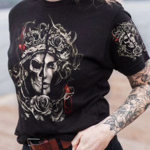 TREAT ME LIKE A QUEEN ALL OVER PRINT T SHIRT