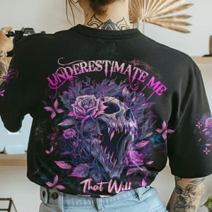 UNDERESTIMATE ME MAD SKULL ALL OVER PRINT T SHIRT (1)