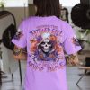 WARNING THIS TATTOOED GIRL SKULL LADY ALL OVER PRINT T SHIRT