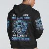 WHEN I WAS BORN SKULL ALL OVER PRINT HOODIE