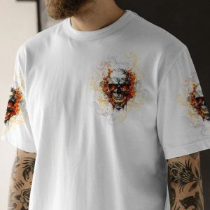 WHICH LUCKY ONE ARE YOU SKULL FIRE ALL OVER PRINT 1