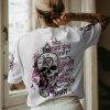DID I PISS YOU OFF FLOWER SKULL ALL OVER PRINT T SHIRT