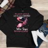 Funny Hoodie My Spirit Animal Is A Grumpy Who Slaps Annoying Flamingo Design   Funny Gift