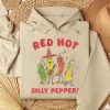 Funny Hoodie Red Hot Silly Peppers Cute Design   Funny Gift