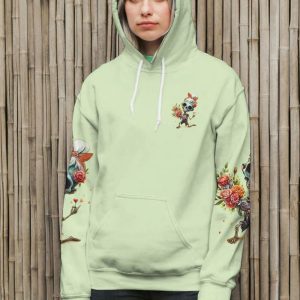 GO F YOURSELF ZOMBIE SKULL ALL OVER PRINT HOODIE (1)