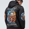 HEAVEN DON'T WANT ME FIRE EYES SKULL ALL OVER PRINT HOODIE