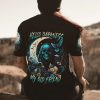 HELLO DARKNESS MY OLD FRIEND REAPER CRESCENT MOON ALL OVER PRINT T SHIRT