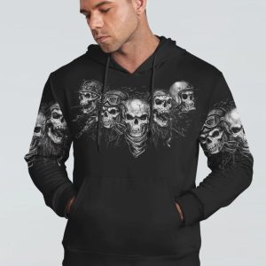 I AM A GRUMPY OLD MAN 5 SKULLS ALL OVER PRINT HOODIE (1)